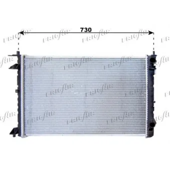 Radiateur, refroidissement du moteur FRIGAIR OEM 7701045345