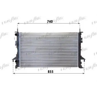 FRIGAIR 0109.3089 - Radiateur, refroidissement du moteur