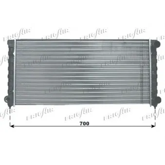 Radiateur, refroidissement du moteur FRIGAIR 0110.2042