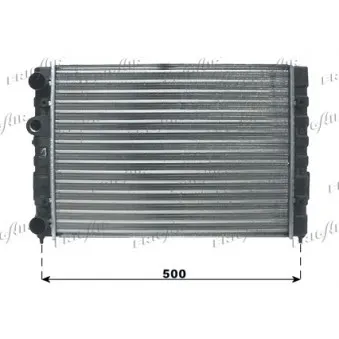 Radiateur, refroidissement du moteur FRIGAIR OEM 6n0121253