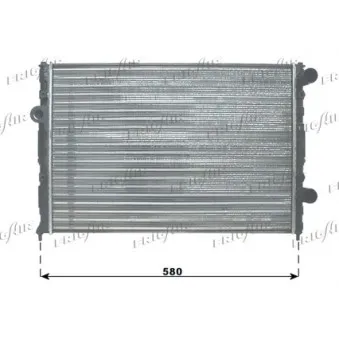 Radiateur, refroidissement du moteur FRIGAIR OEM 3A0121253