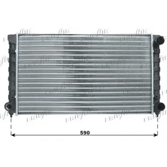 FRIGAIR 0110.3075 - Radiateur, refroidissement du moteur