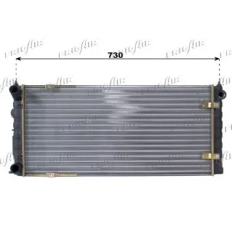 Radiateur, refroidissement du moteur FRIGAIR OEM 191121253B