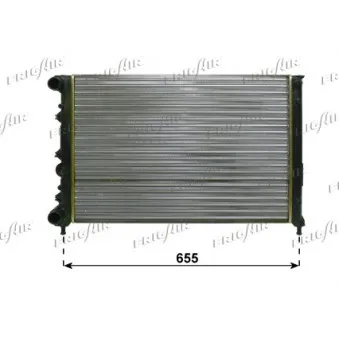 Radiateur, refroidissement du moteur FRIGAIR OEM 46743394