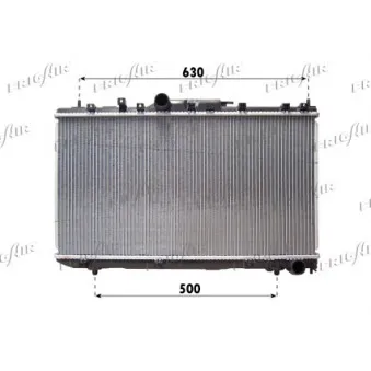 Radiateur, refroidissement du moteur FRIGAIR 0115.3098