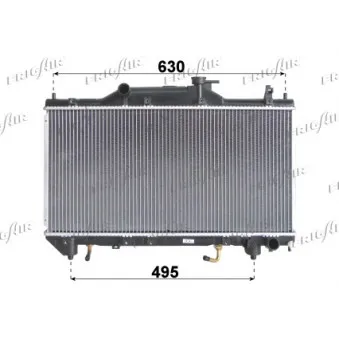 FRIGAIR 0115.3137 - Radiateur, refroidissement du moteur