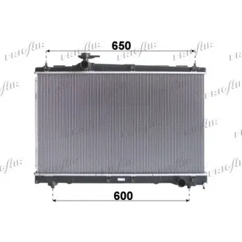 Radiateur, refroidissement du moteur FRIGAIR OEM 1640028290