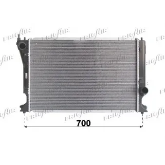 Radiateur, refroidissement du moteur FRIGAIR OEM 1640065110