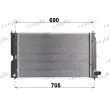 FRIGAIR 0115.3143 - Radiateur, refroidissement du moteur