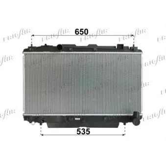 FRIGAIR 0115.3171 - Radiateur, refroidissement du moteur