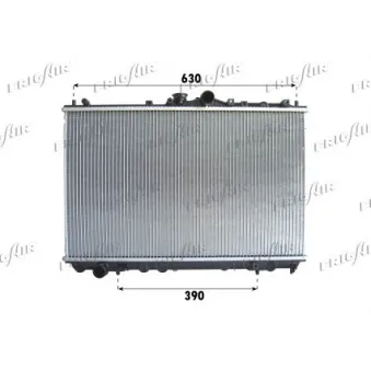 FRIGAIR 0116.3027 - Radiateur, refroidissement du moteur
