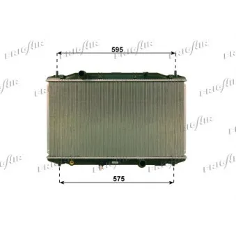 Radiateur, refroidissement du moteur FRIGAIR 0119.3031