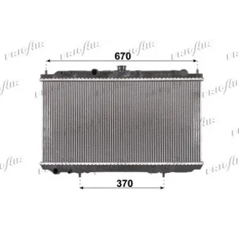 Radiateur, refroidissement du moteur FRIGAIR 0121.3005