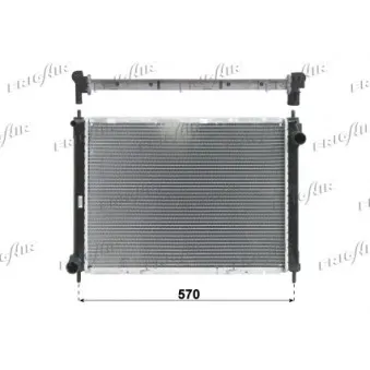 Radiateur, refroidissement du moteur FRIGAIR OEM 8200523416