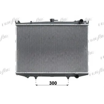 Radiateur, refroidissement du moteur FRIGAIR OEM 2141073P00