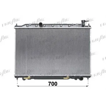 Radiateur, refroidissement du moteur FRIGAIR 0121.3050