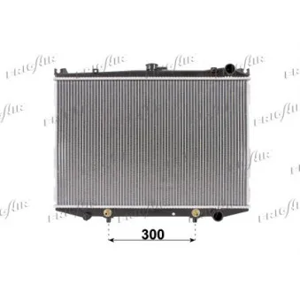 Radiateur, refroidissement du moteur FRIGAIR [0121.3054]