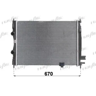 Radiateur, refroidissement du moteur FRIGAIR OEM 21410jd50b