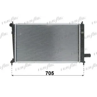 Radiateur, refroidissement du moteur FRIGAIR OEM 4575700