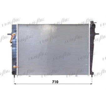 Radiateur, refroidissement du moteur FRIGAIR OEM 253102E900