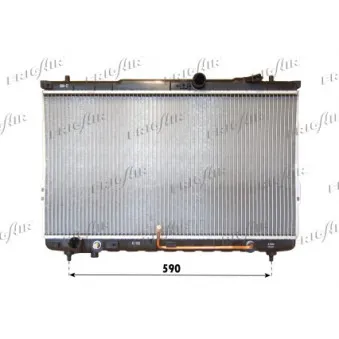 Radiateur, refroidissement du moteur FRIGAIR OEM 2531026450