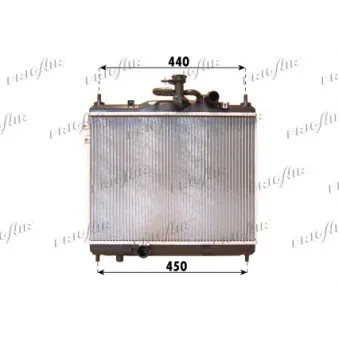 FRIGAIR 0128.3093 - Radiateur, refroidissement du moteur