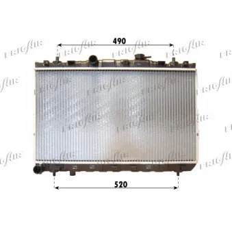 FRIGAIR 0128.3099 - Radiateur, refroidissement du moteur