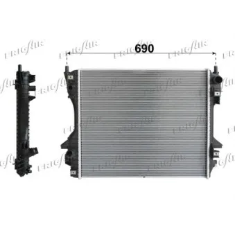 Radiateur, refroidissement du moteur FRIGAIR OEM c2c32997