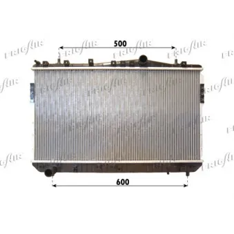 Radiateur, refroidissement du moteur FRIGAIR OEM 96433350