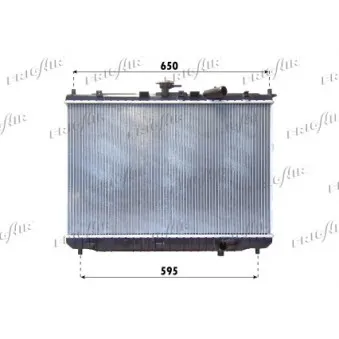 Radiateur, refroidissement du moteur FRIGAIR OEM OK72A15200A