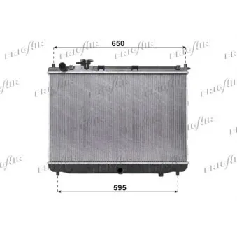 Radiateur, refroidissement du moteur FRIGAIR OEM 0K2FT15200