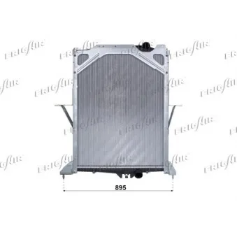 Radiateur, refroidissement du moteur FRIGAIR OEM 85000765