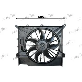 Ventilateur, refroidissement du moteur FRIGAIR OEM 30612864