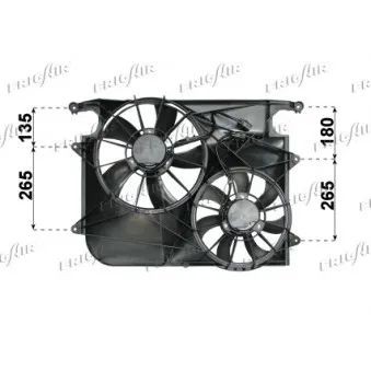 Ventilateur, refroidissement du moteur FRIGAIR 0531.2011