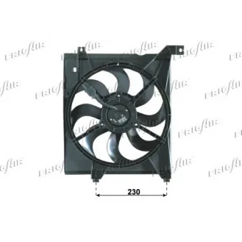 Ventilateur, refroidissement du moteur FRIGAIR 0533.2002