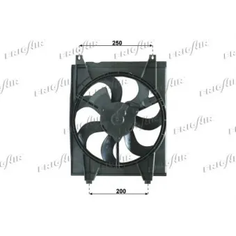 Ventilateur, refroidissement du moteur FRIGAIR OEM 977352F000