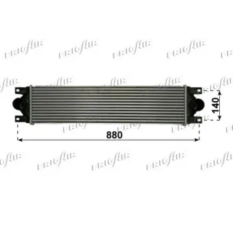 Intercooler, échangeur FRIGAIR OEM 4415074