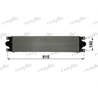Intercooler, échangeur FRIGAIR OEM 7701043695