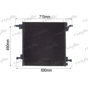 Condenseur, climatisation FRIGAIR 0806.2079