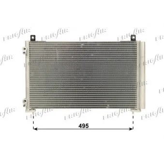 Condenseur, climatisation FRIGAIR OEM 6455CW