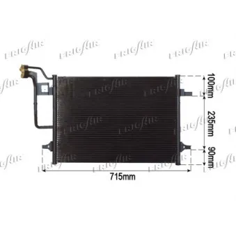Condenseur, climatisation FRIGAIR OEM 3B0260401B