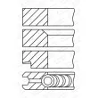GOETZE ENGINE 08-106700-00 - Jeu de segments de pistons