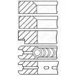 Jeu de segments de pistons GOETZE ENGINE [08-107200-00]