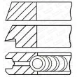 GOETZE ENGINE 08-109407-10 - Jeu de segments de pistons