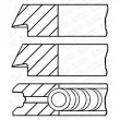Jeu de segments de pistons GOETZE ENGINE [08-121700-00]