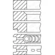 GOETZE ENGINE 08-160800-00 - Jeu de segments de pistons