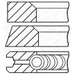 GOETZE ENGINE 08-322400-00 - Jeu de segments de pistons