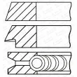 GOETZE ENGINE 08-326100-00 - Jeu de segments de pistons