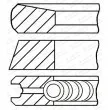 GOETZE ENGINE 08-374300-00 - Jeu de segments de pistons