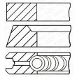 GOETZE ENGINE 08-431800-00 - Jeu de segments de pistons